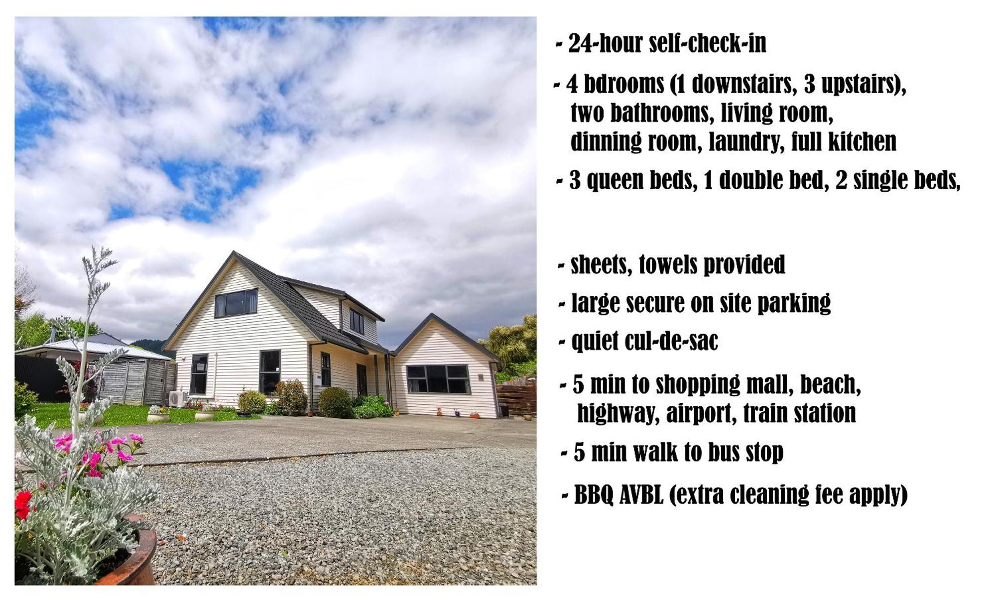 Atarau Grove Holiday House Paraparaumu Ngoại thất bức ảnh
