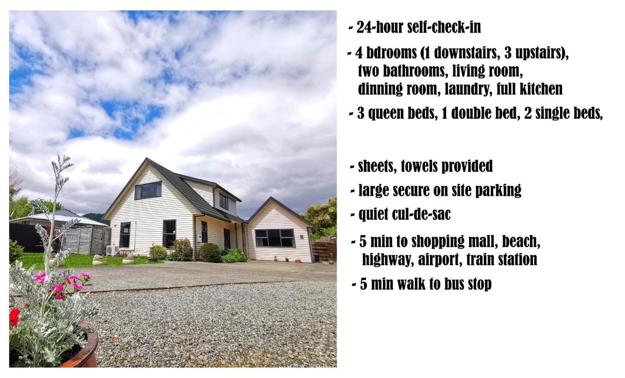Atarau Grove Holiday House Paraparaumu Ngoại thất bức ảnh